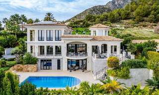 Impressive villa with authentic architecture and sea views for sale in Sierra Blanca on Marbella's Golden Mile 784633 