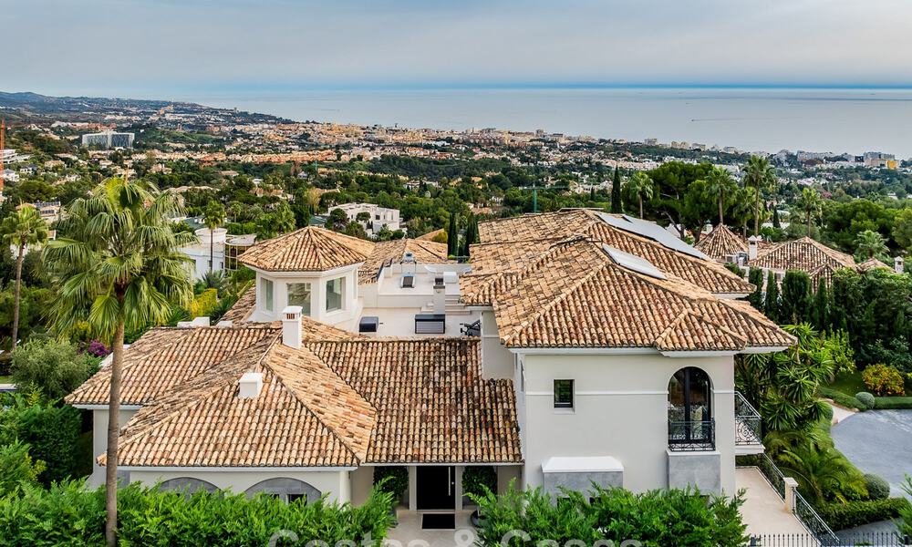 Impressive villa with authentic architecture and sea views for sale in Sierra Blanca on Marbella's Golden Mile 784635