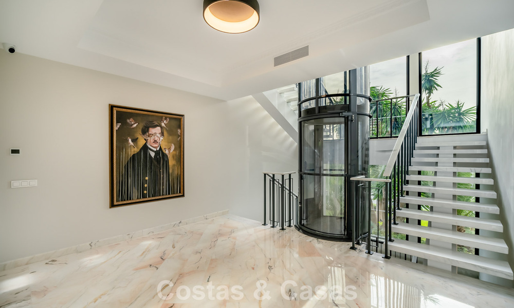 Impressive villa with authentic architecture and sea views for sale in Sierra Blanca on Marbella's Golden Mile 784648