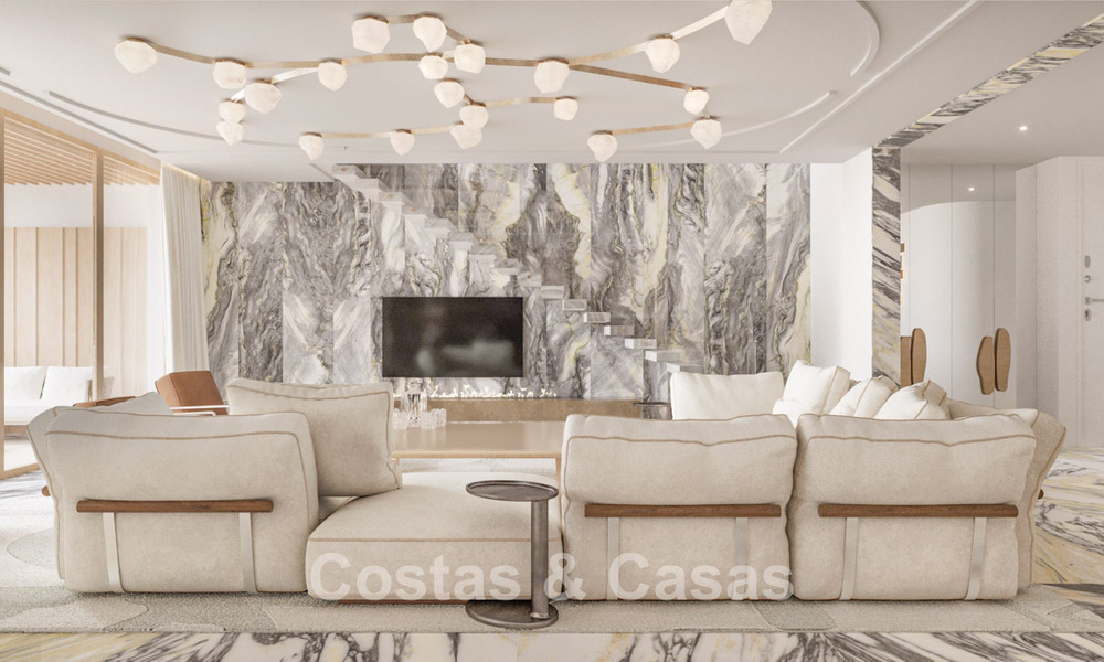 Penthouse for sale on the beachfront with stunning sea views in Puerto Banus, Marbella 784687