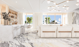Penthouse for sale on the beachfront with stunning sea views in Puerto Banus, Marbella 784689 