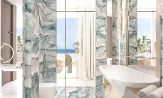 Penthouse for sale on the beachfront with stunning sea views in Puerto Banus, Marbella 784690 