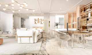 Penthouse for sale on the beachfront with stunning sea views in Puerto Banus, Marbella 784691 