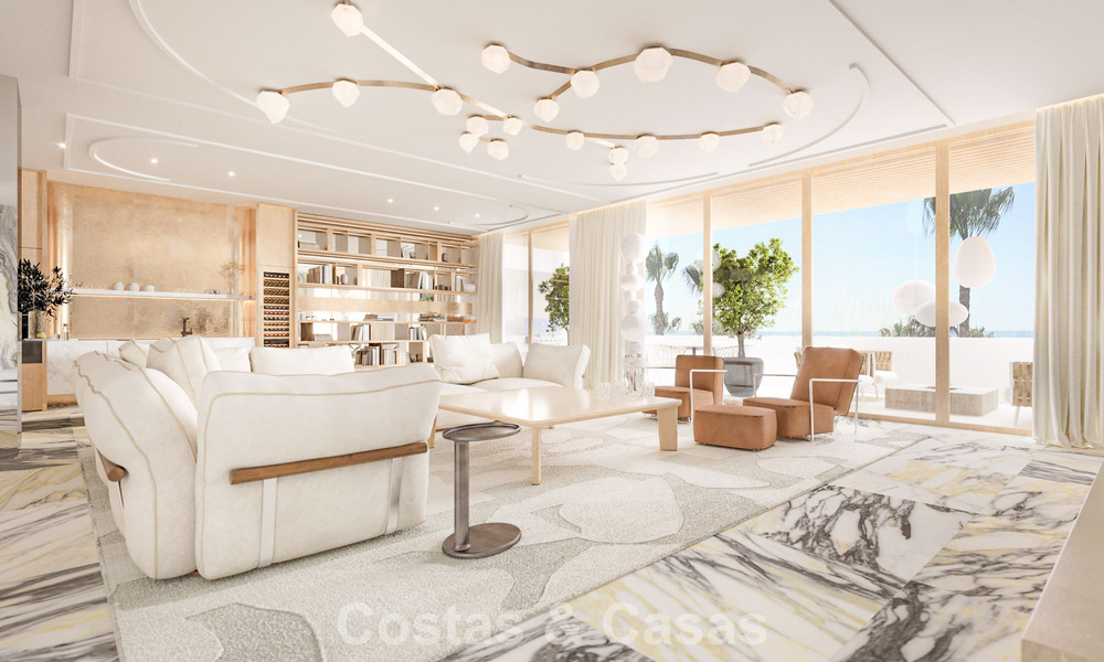 Penthouse for sale on the beachfront with stunning sea views in Puerto Banus, Marbella 784692