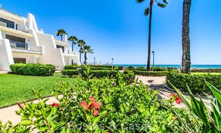 High-quality renovated beachfront townhouse with stunning sea views for sale on Marbella's Golden Mile 784700 