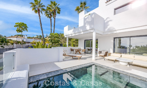 Renovated homes for sale within walking distance of a golf club, New Golden Mile between Marbella and Estepona 784749