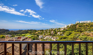 Modernized luxury apartment with panoramic sea views for sale in a golf resort in Marbella - Benahavis 784841 