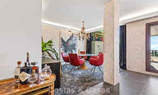 Modernized luxury apartment with panoramic sea views for sale in a golf resort in Marbella - Benahavis 784846 