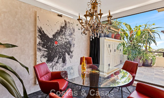 Modernized luxury apartment with panoramic sea views for sale in a golf resort in Marbella - Benahavis 784852 