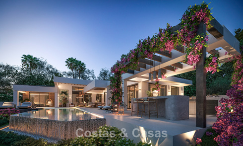 Modernist single-story luxury villa for sale in Nueva Andalucia, Marbella 784895
