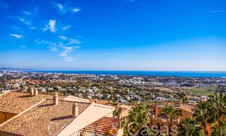 Ready to move in, luxury penthouse with panoramic views of golf, sea and mountains for sale in Benahavis - Marbella 784821 