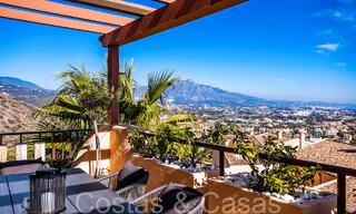 Ready to move in, luxury penthouse with panoramic views of golf, sea and mountains for sale in Benahavis - Marbella 784823 