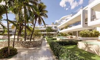 Innovative off-plan apartments for sale within walking distance of amenities and the beach in Estepona, Costa de Sol 784903 