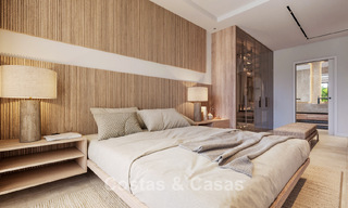 Innovative off-plan apartments for sale within walking distance of amenities and the beach in Estepona, Costa de Sol 784911 