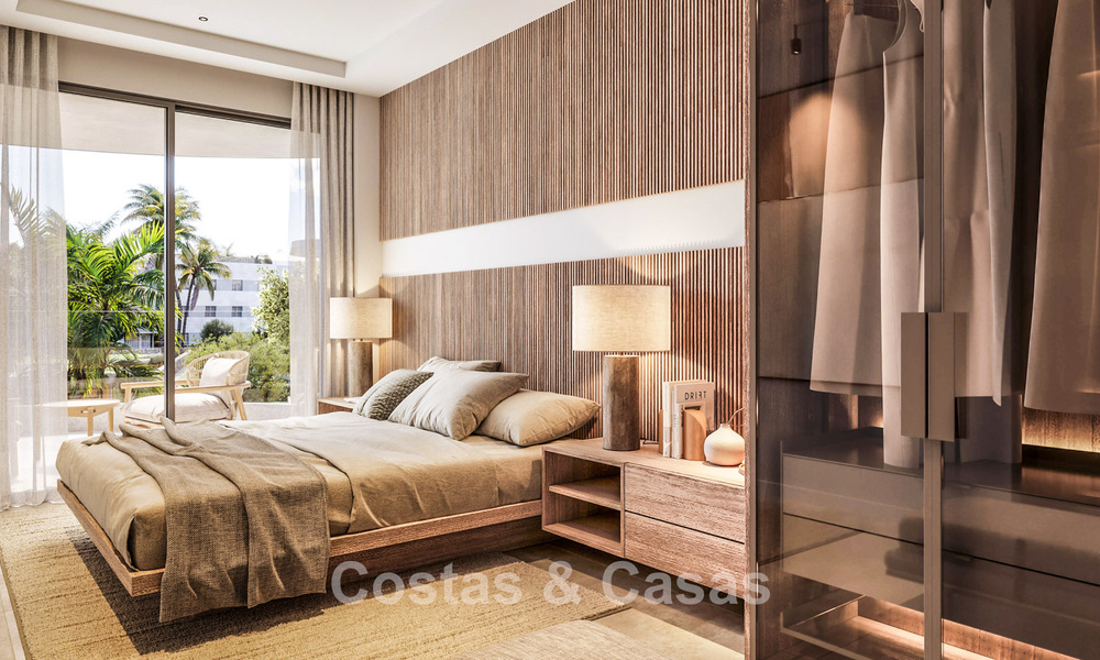 Innovative off-plan apartments for sale within walking distance of amenities and the beach in Estepona, Costa de Sol 784912