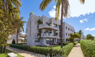 Innovative off-plan apartments for sale within walking distance of amenities and the beach in Estepona, Costa de Sol 784927 
