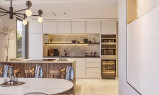 Innovative off-plan apartments for sale within walking distance of amenities and the beach in Estepona, Costa de Sol 784931 