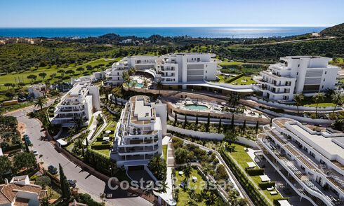 Pre-launch! Stylish apartments with panoramic sea views for sale, frontline golf in Mijas Costa, Costa del Sol 784981