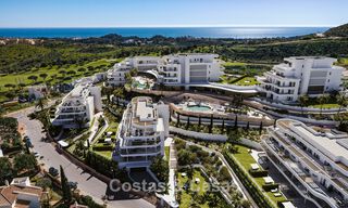 Pre-launch! Stylish apartments with panoramic sea views for sale, frontline golf in Mijas Costa, Costa del Sol 784981 