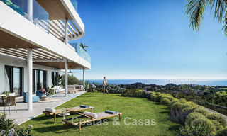 Pre-launch! Stylish apartments with panoramic sea views for sale, frontline golf in Mijas Costa, Costa del Sol 784983 