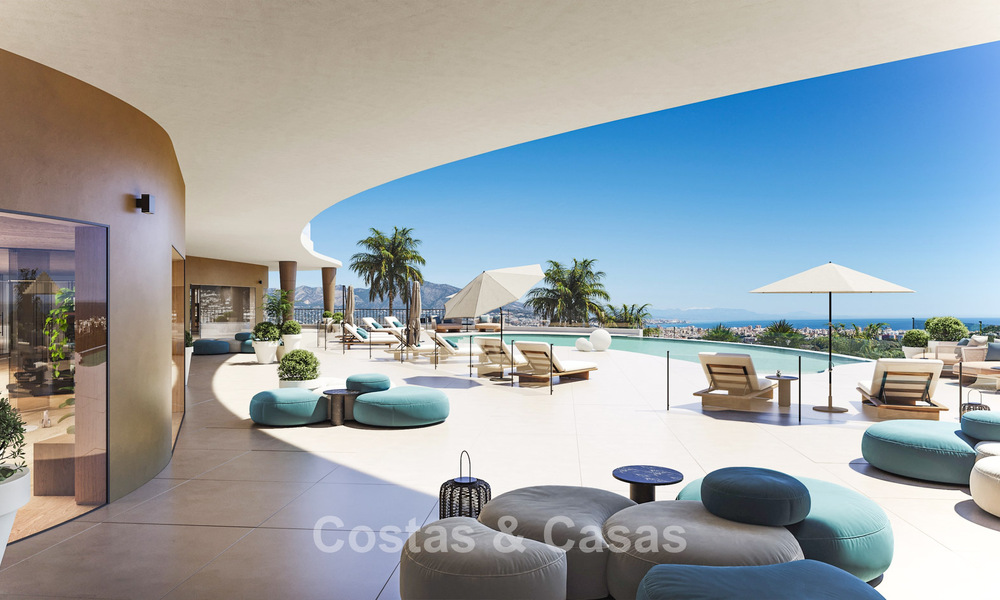 Pre-launch! Stylish apartments with panoramic sea views for sale, frontline golf in Mijas Costa, Costa del Sol 784985