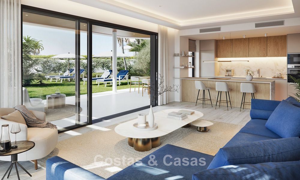 Pre-launch! Stylish apartments with panoramic sea views for sale, frontline golf in Mijas Costa, Costa del Sol 784986