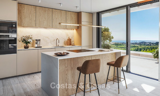Pre-launch! Stylish apartments with panoramic sea views for sale, frontline golf in Mijas Costa, Costa del Sol 784988 