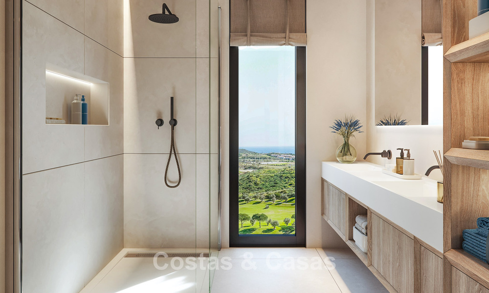 Pre-launch! Stylish apartments with panoramic sea views for sale, frontline golf in Mijas Costa, Costa del Sol 784989