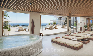 Pre-launch! Stylish apartments with panoramic sea views for sale, frontline golf in Mijas Costa, Costa del Sol 784990 