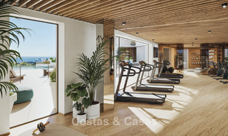 Pre-launch! Stylish apartments with panoramic sea views for sale, frontline golf in Mijas Costa, Costa del Sol 784991 