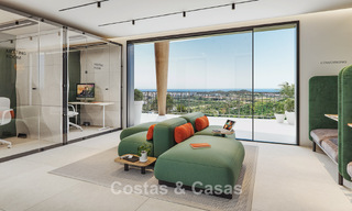 Pre-launch! Stylish apartments with panoramic sea views for sale, frontline golf in Mijas Costa, Costa del Sol 784994 