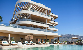 Pre-launch! Stylish apartments with panoramic sea views for sale, frontline golf in Mijas Costa, Costa del Sol 784998 