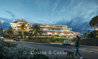 Pre-launch! Stylish apartments with panoramic sea views for sale, frontline golf in Mijas Costa, Costa del Sol 785000 