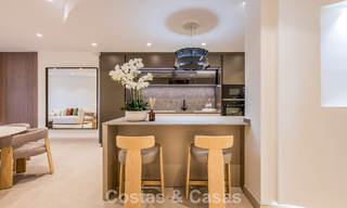 Luxury penthouse with sea views for sale in a gated beach complex on the New Golden Mile between Marbella and Estepona 785028 