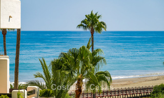Luxury penthouse with sea views for sale in a gated beach complex on the New Golden Mile between Marbella and Estepona 785031 