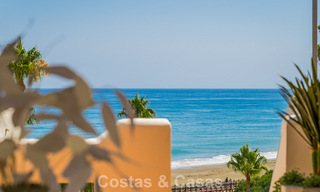 Luxury penthouse with sea views for sale in a gated beach complex on the New Golden Mile between Marbella and Estepona 785041 