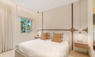 Luxury penthouse with sea views for sale in a gated beach complex on the New Golden Mile between Marbella and Estepona 785057 