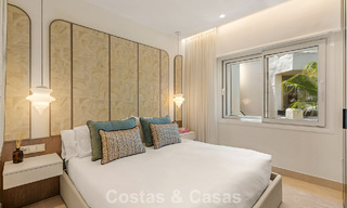 Luxury penthouse with sea views for sale in a gated beach complex on the New Golden Mile between Marbella and Estepona 785058 