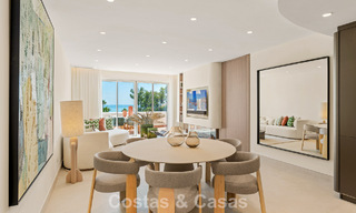 Luxury penthouse with sea views for sale in a gated beach complex on the New Golden Mile between Marbella and Estepona 785067 