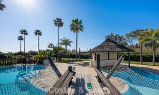 Luxury penthouse with sea views for sale in a gated beach complex on the New Golden Mile between Marbella and Estepona 795125 