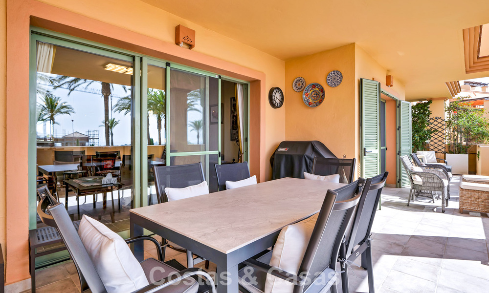 Move-in ready, 3-bedroom apartment for sale with garden and sea view in Los Flamingos Golf Resort in Marbella - Benahavis 785091