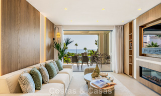 Luxury apartment with sea views for sale in a beachfront complex on the New Golden Mile between Marbella and Estepona 785214 