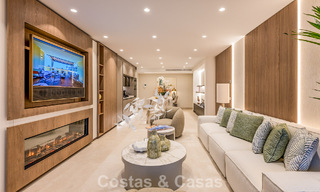 Luxury apartment with sea views for sale in a beachfront complex on the New Golden Mile between Marbella and Estepona 785218 