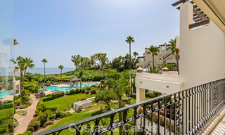Luxury apartment with sea views for sale in a beachfront complex on the New Golden Mile between Marbella and Estepona 785224 