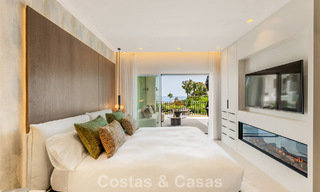 Luxury apartment with sea views for sale in a beachfront complex on the New Golden Mile between Marbella and Estepona 785227 