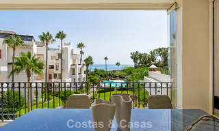Luxury apartment with sea views for sale in a beachfront complex on the New Golden Mile between Marbella and Estepona 785234 