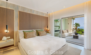 Luxury apartment with sea views for sale in a beachfront complex on the New Golden Mile between Marbella and Estepona 785239 