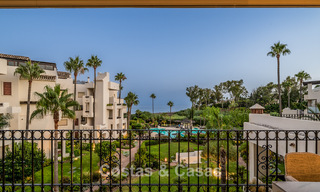 Luxury apartment with sea views for sale in a beachfront complex on the New Golden Mile between Marbella and Estepona 785243 