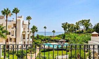 Luxury apartment with sea views for sale in a beachfront complex on the New Golden Mile between Marbella and Estepona 785248 