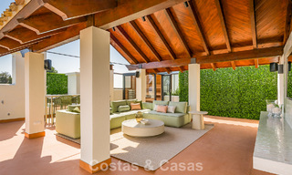 Renovated penthouse with sea views for sale on the beachfront on the New Golden Mile between Marbella and Estepona 785273 